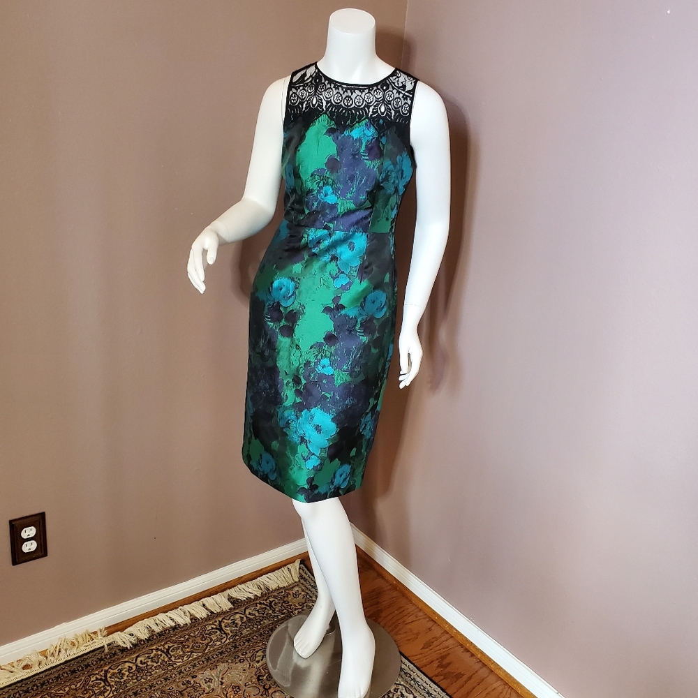 LEIFSDOTTIR Water Garden jacquard & lace dress 0